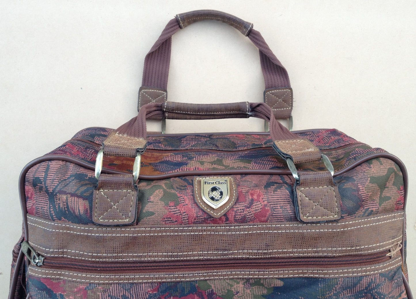 Ladies First Class Canvas Floral Weekend Bag
