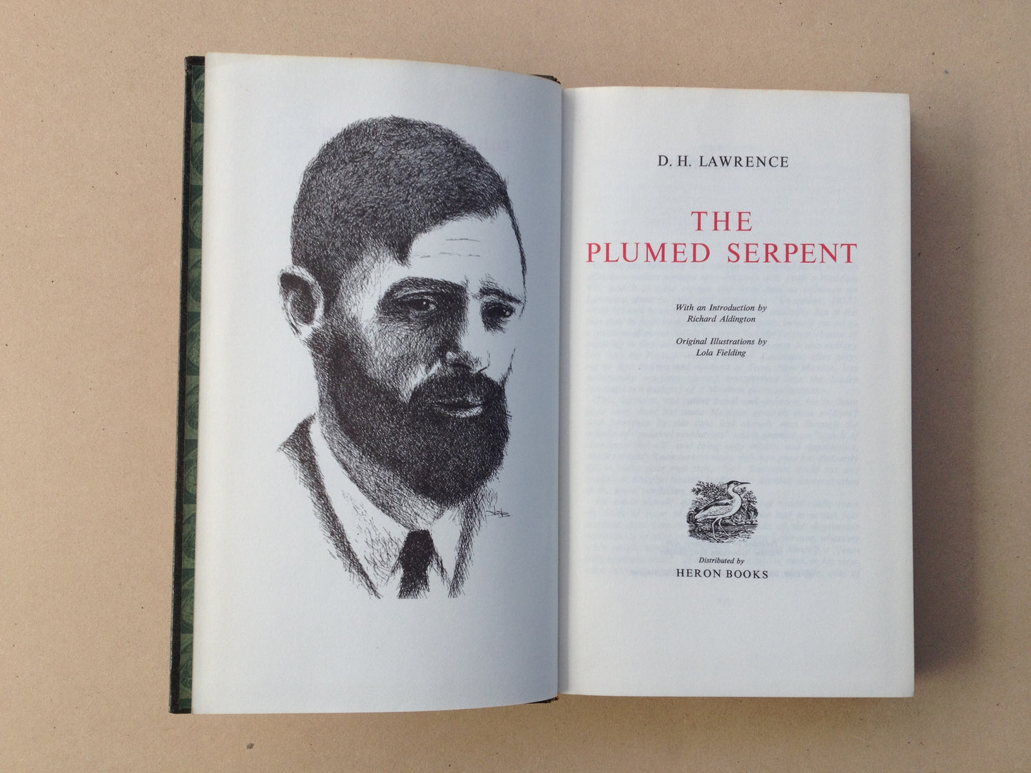 DH Lawrence Complete Works The Plumed Serpent by Heron Books London