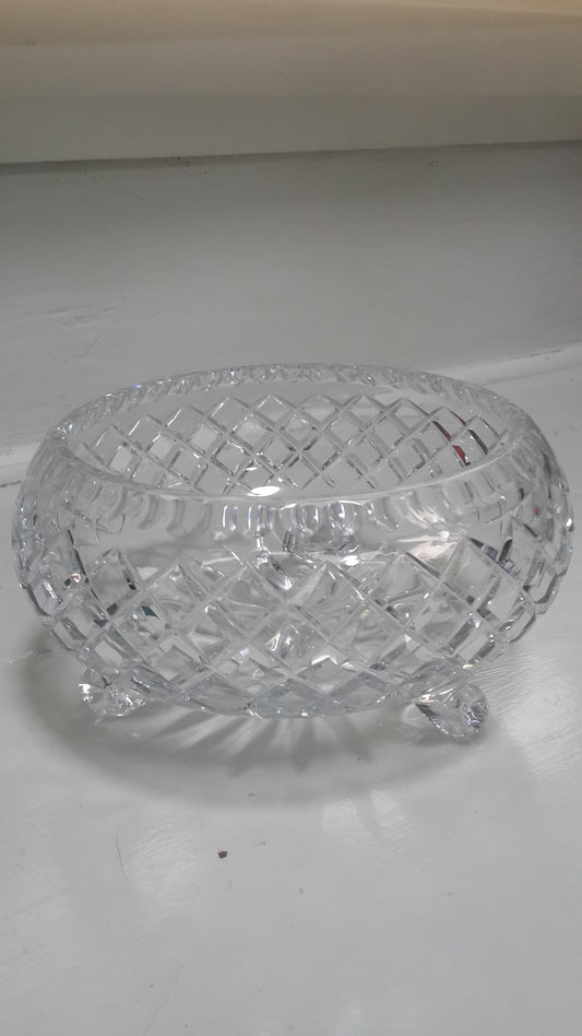 Crystal Bowl with Feet